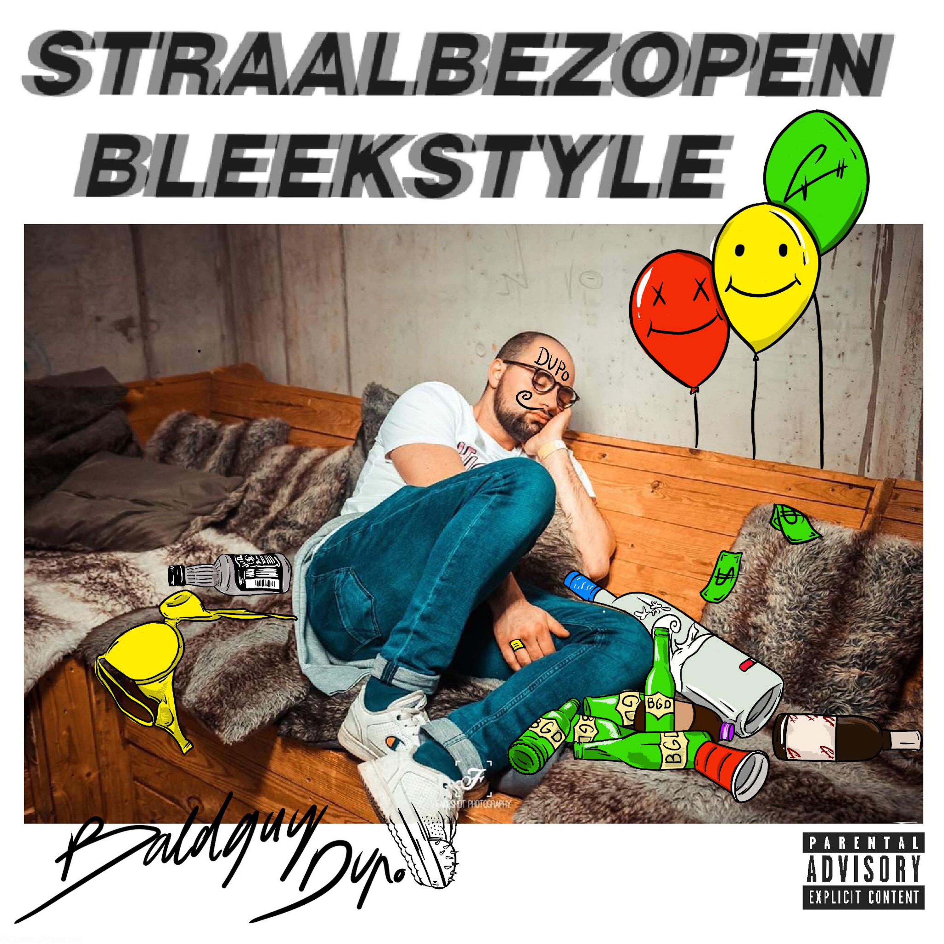 Project: Cover art BaldGuyDupo Straalbezopen Bleekstyle