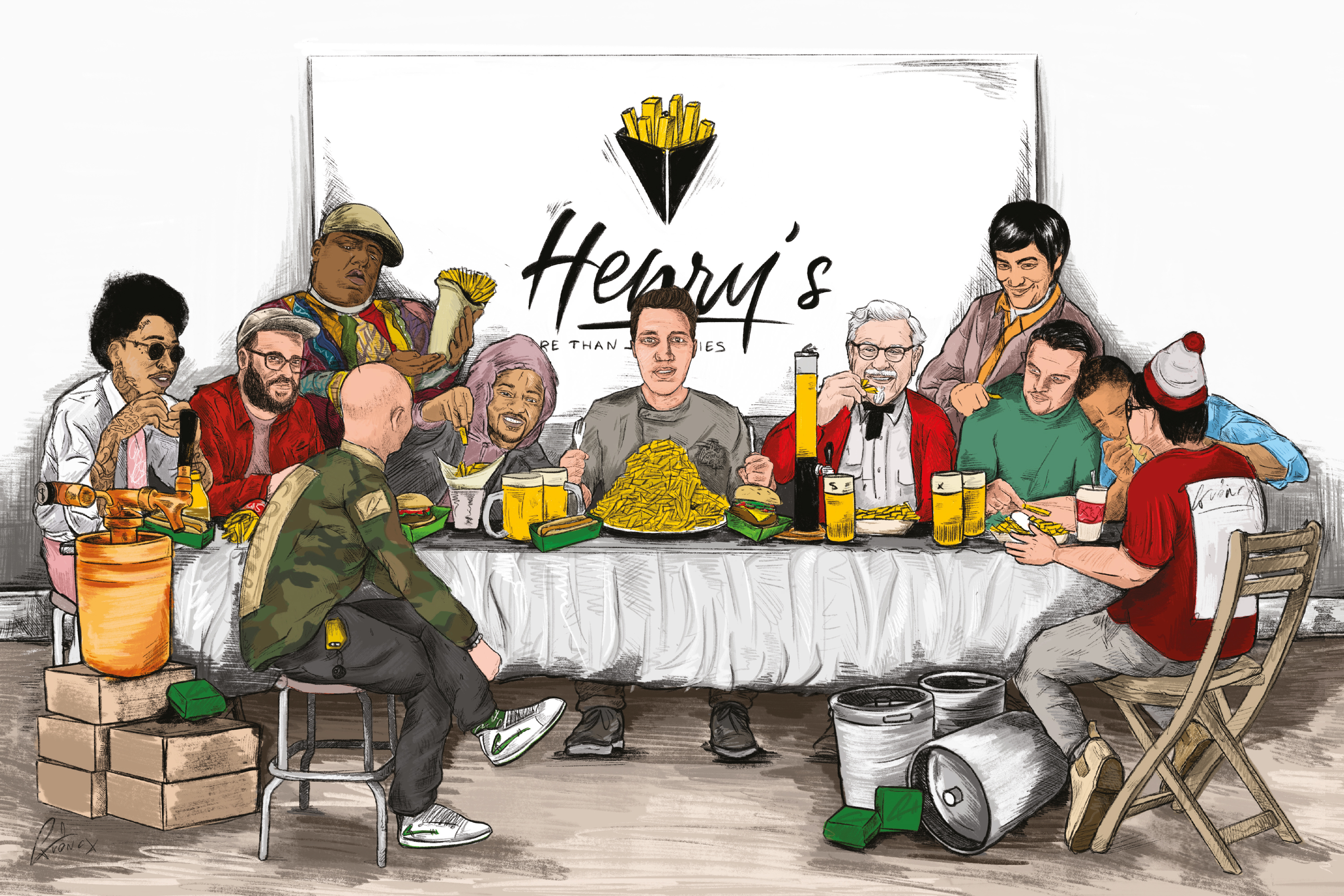  Artwork: Henry's Last Supper